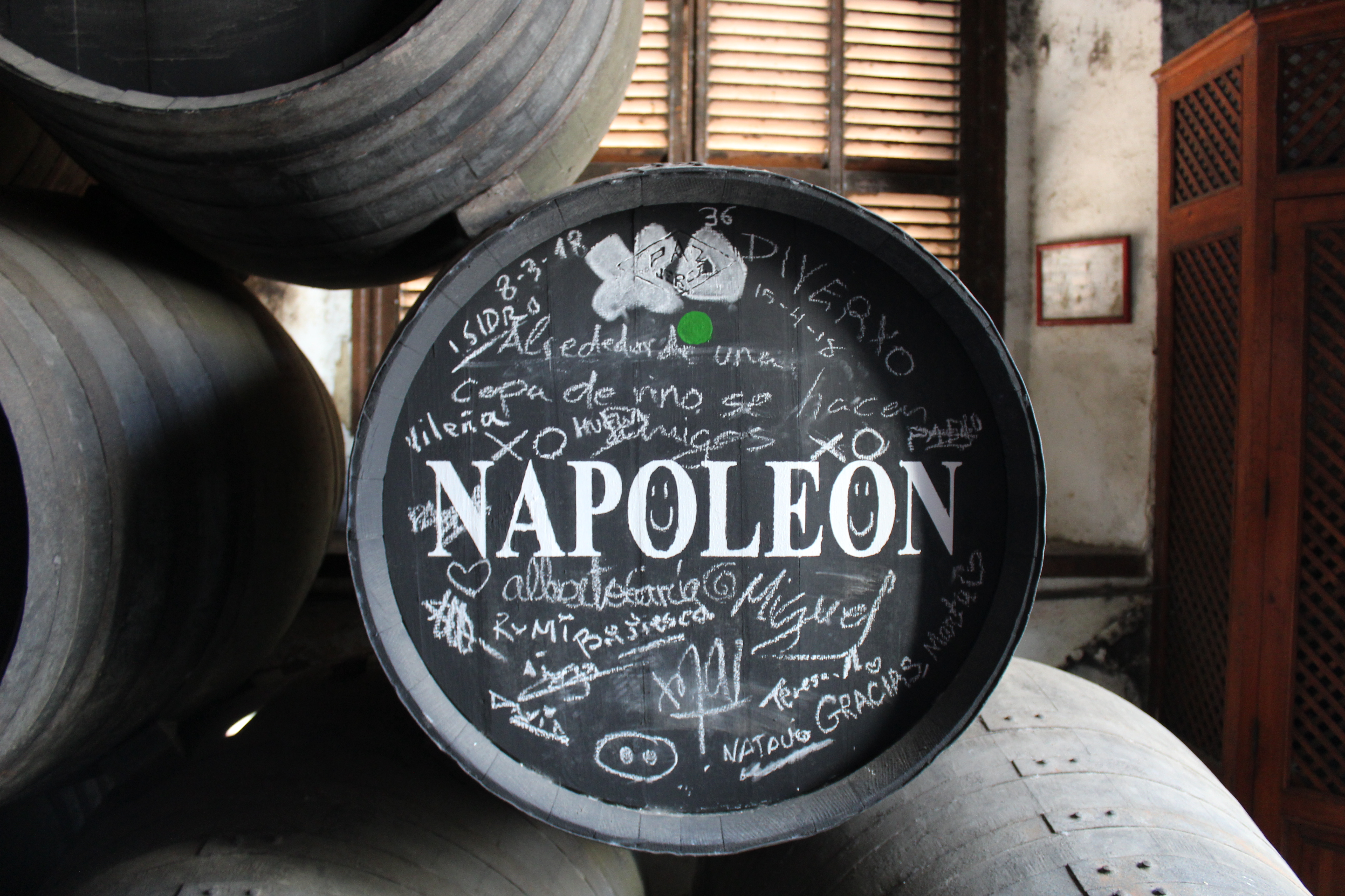 The Napoleon amontillado sherry at Bodegas Hidalgo La Gitana.