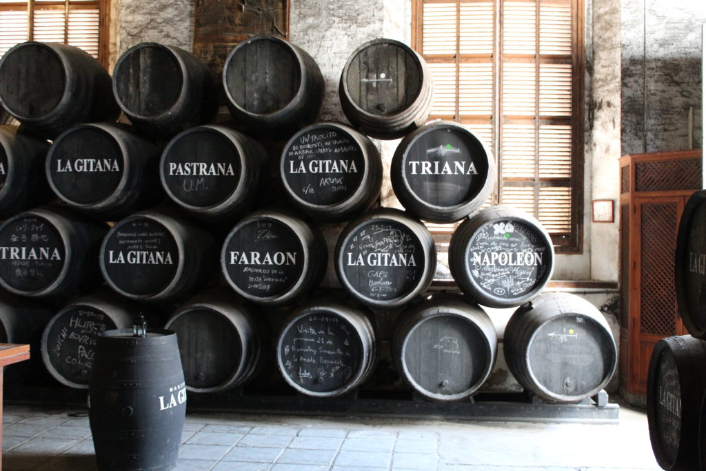 Sherry Barrels at Bodegas Hidalgo La Gitana