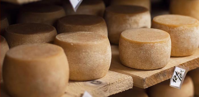 One of the best Spanish cheeses, Idiazabal.